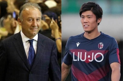 ザッケローニと冨安.jpg